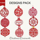 Christmas Ornaments - Designs Pack : Embroidery Design - FineryEmbroidery